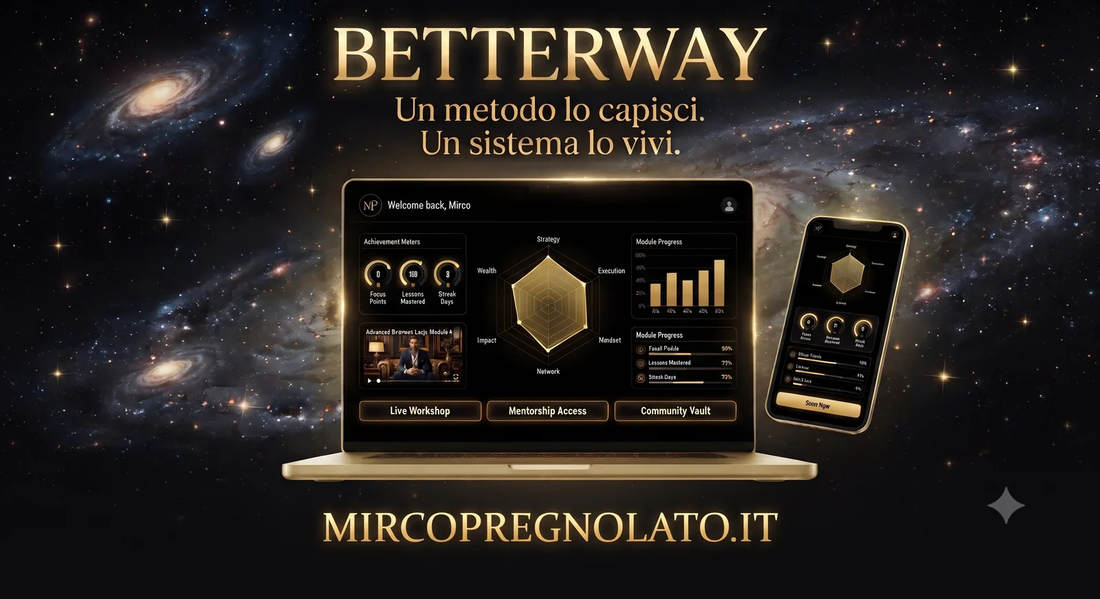 BetterWay su laptop, tablet e smartphone
